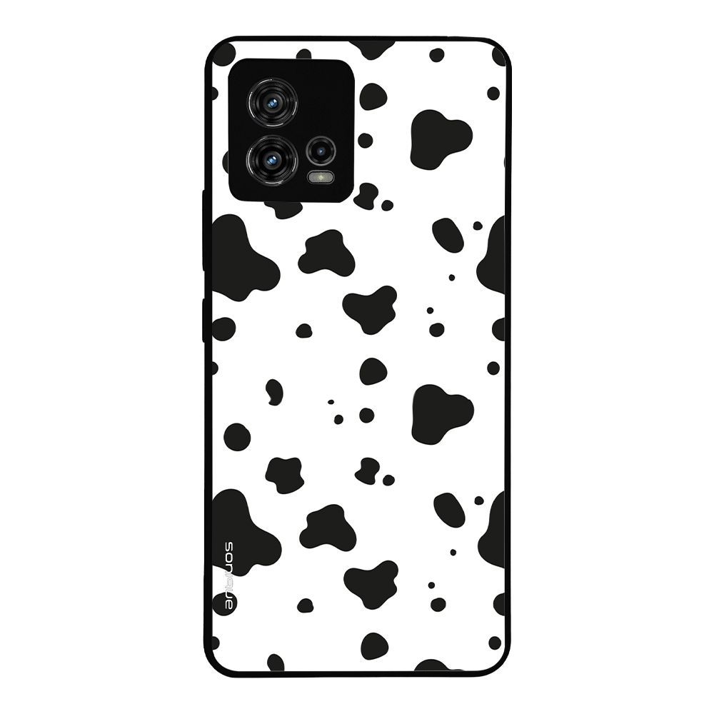 Θήκη Sonique Animal Print Series για Motorola Moto G72 Dalmatian