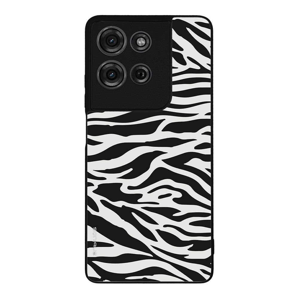 Θήκη Sonique Animal Print Series για Motorola Moto G75 5G Zebra