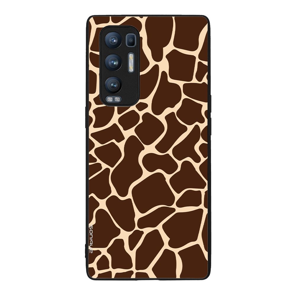 Θήκη Sonique Animal Print Series για Oppo Find X3 Neo 5G Giraffe 01