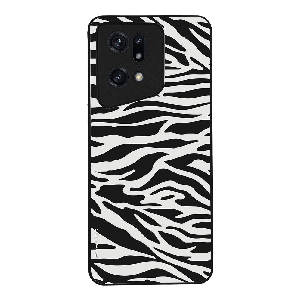 Θήκη Sonique Animal Print Series για Oppo Find X5 Pro 5G Zebra