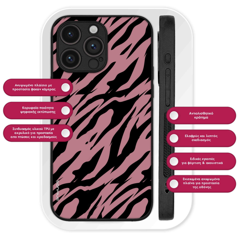 Θήκη Sonique Animal Print Series για Realme 14 Pro 5G Tiger 02