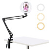 Ring Light LED Puluz 7.9" 20cm με Επιτραπέζια Βάση και Βάση Κινητού