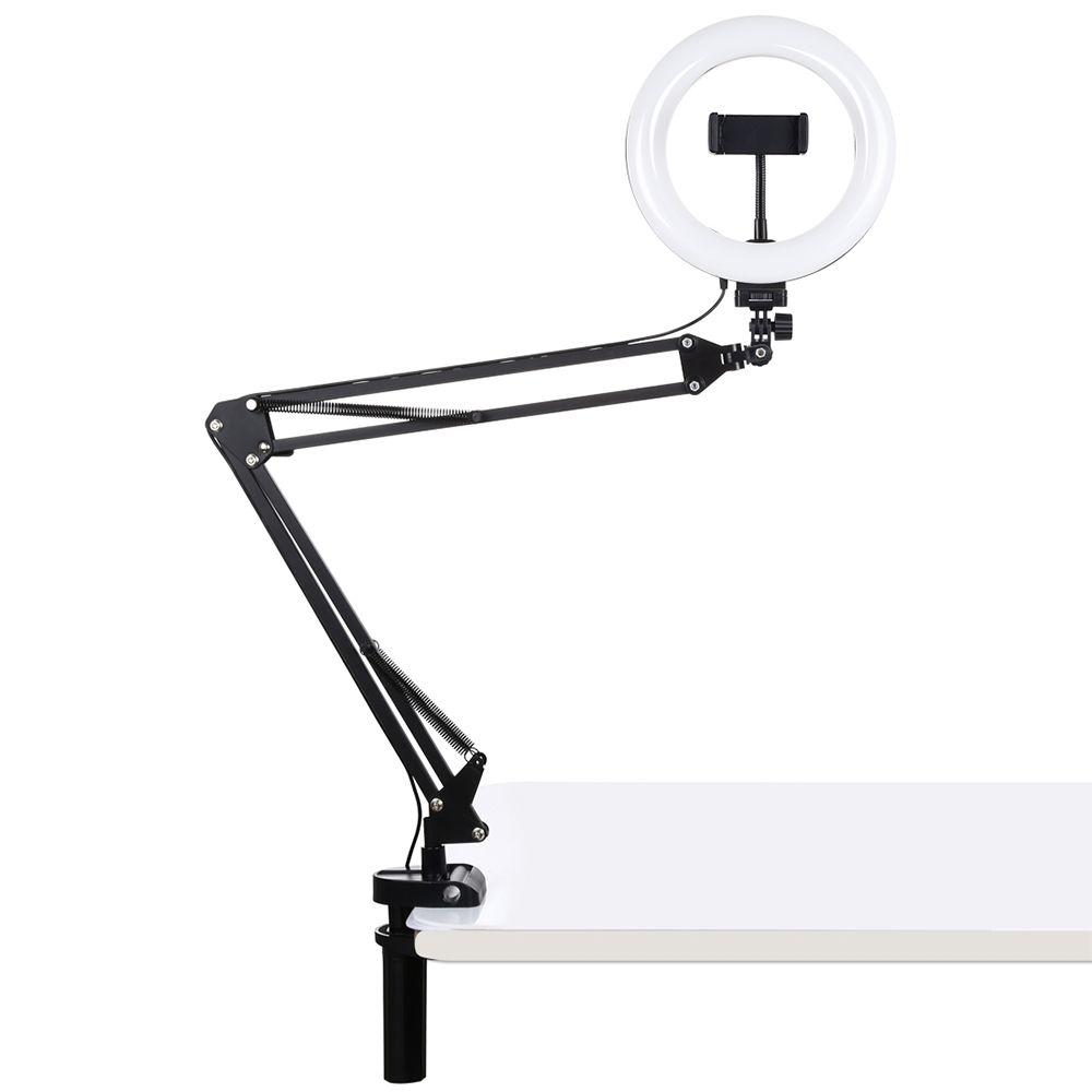 Ring Light LED Puluz 7.9" 20cm με Επιτραπέζια Βάση και Βάση Κινητού