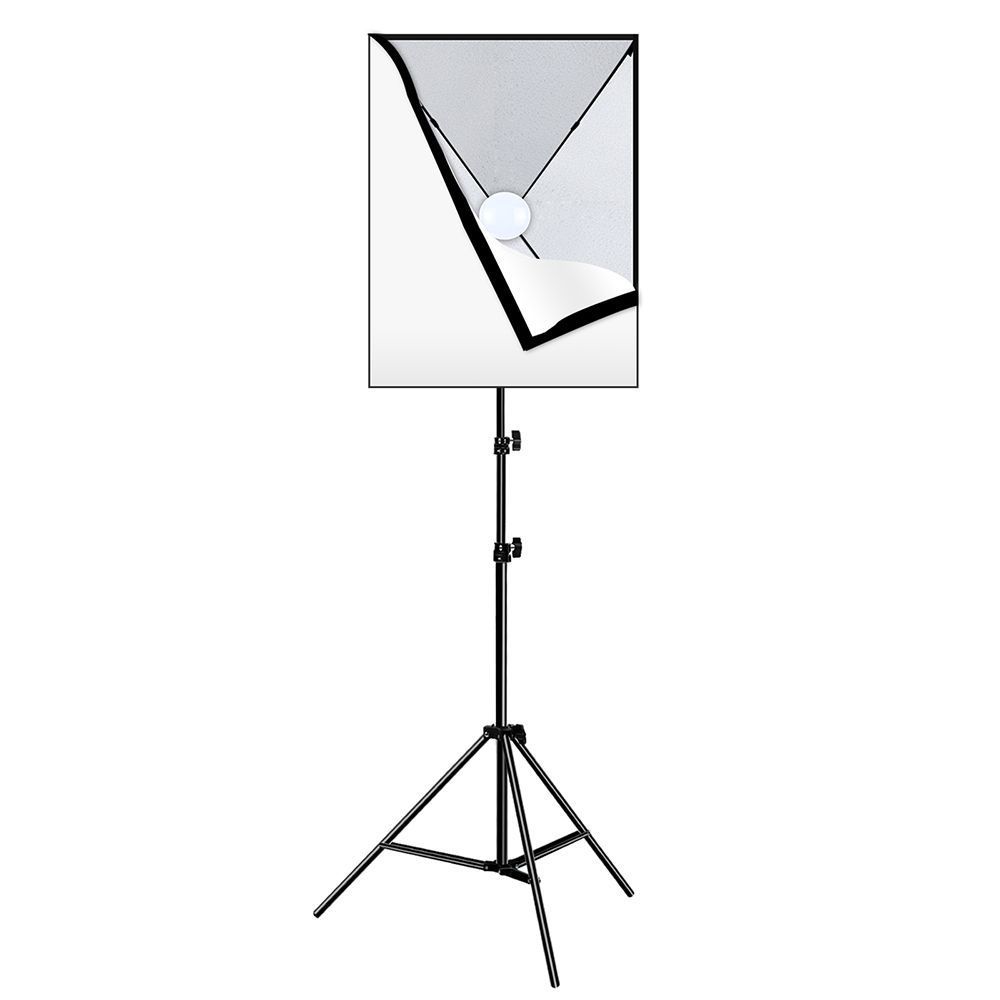 Puluz Σετ Φωτισμού Studio Softbox 50x70cm, Τρίποδο και Λάμπα LED 30W