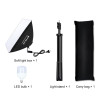 Puluz Σετ Φωτισμού Studio Softbox 50x70cm, Τρίποδο και Λάμπα LED 30W