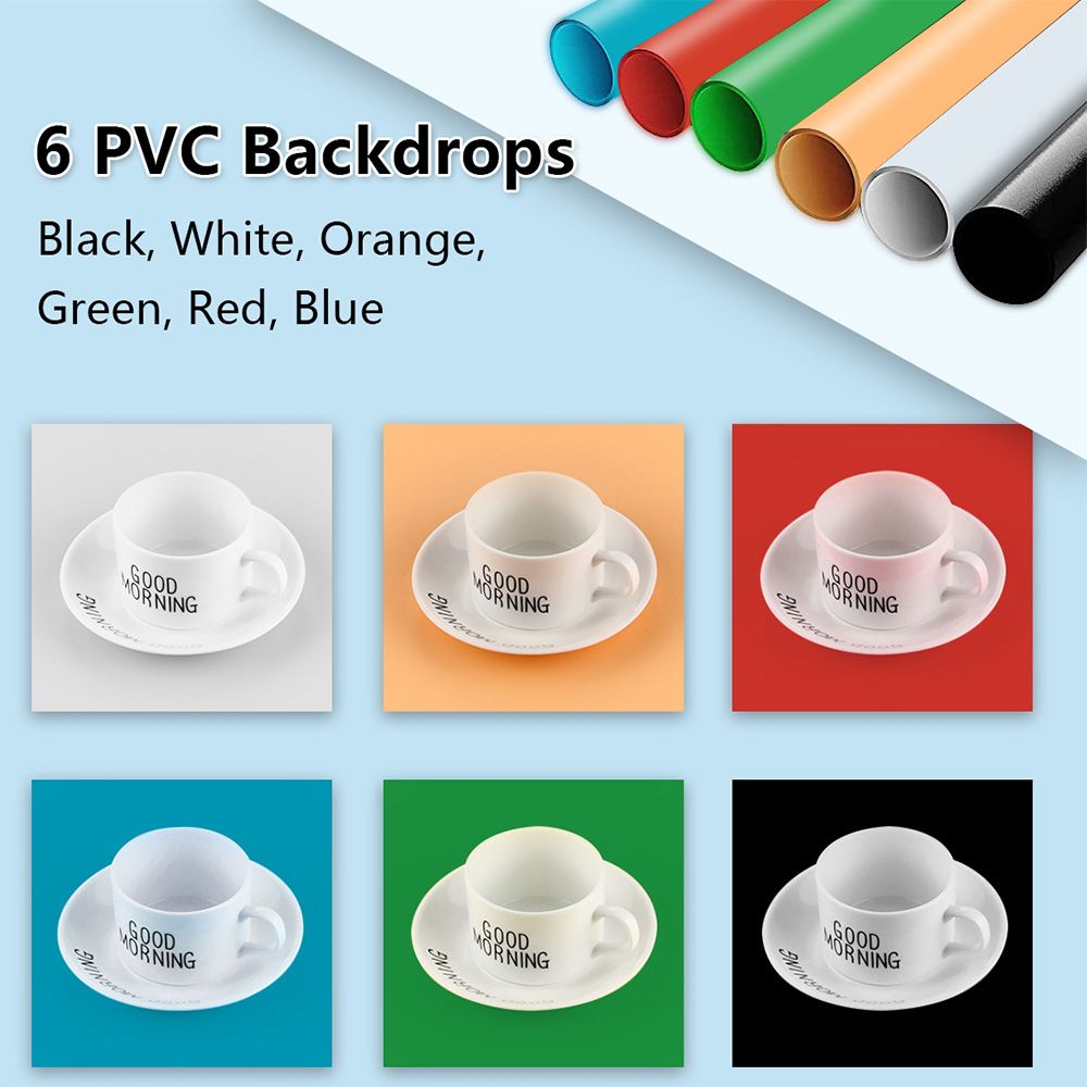 Puluz Φωτογραφικό Στούντιο Προϊόντων με 6 Backgrounds και LED Φωτισμό 30x30x30cm