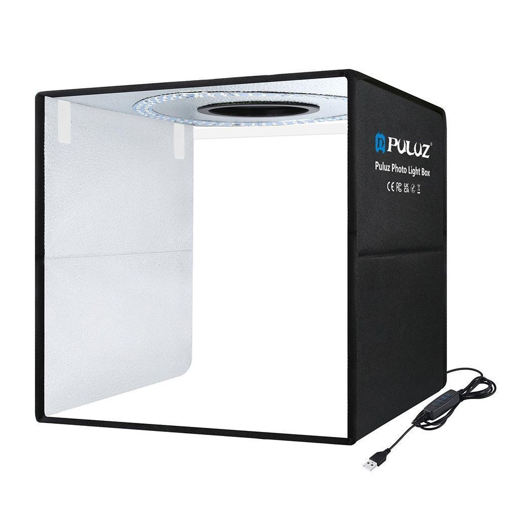 Puluz Φωτογραφικό Στούντιο Προϊόντων με 6 Double Backgrounds και LED Φωτισμό 40x40x40cm