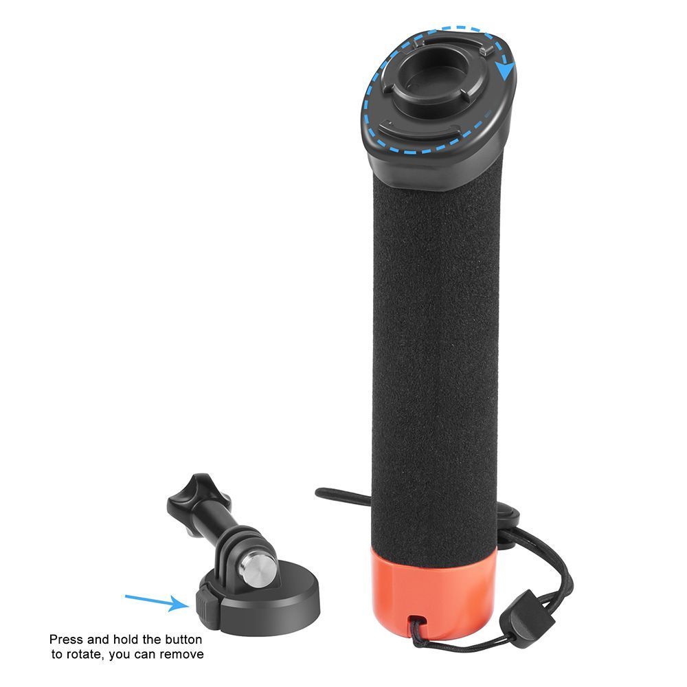 Puluz Hand Grip για GoPro / Action Cameras Πορτοκαλί