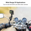 Puluz Βάση Μοτοσυκλέτας 360° για GoPro / Action Cameras Μαύρο