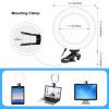 Ring Light Puluz LED 6.2" 16cm με Κλιπ για Γραφείο και Οθόνη