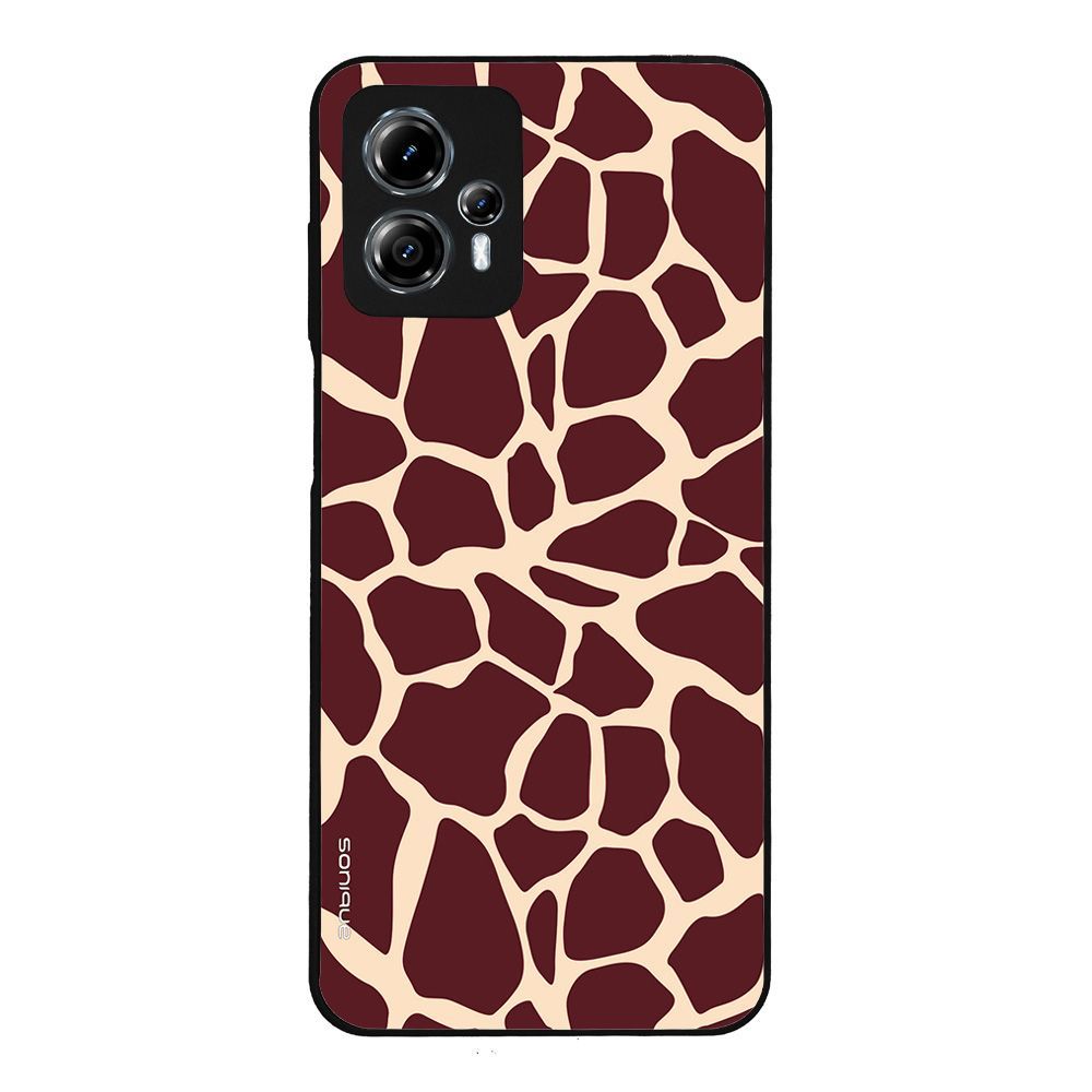 Θήκη Sonique Animal Print Series για Motorola Moto G13 4G / Moto G23 4G Giraffe 03
