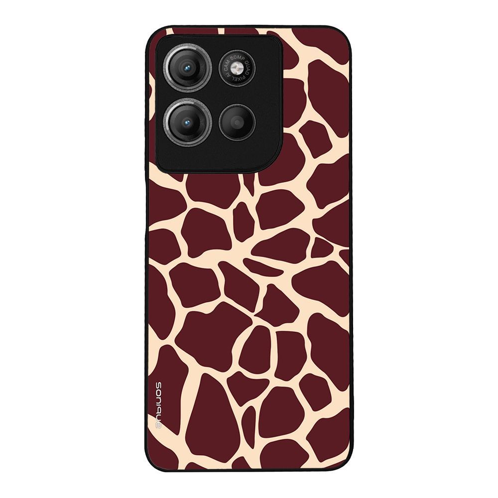 Θήκη Sonique Animal Print Series για Motorola Moto G15 4G / Moto G15 Power / Moto G17 5G / Moto G17 Power 5G Giraffe 03
