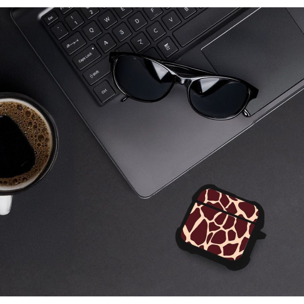 Θήκη Σιλικόνης Sonique Animal Print Series για AirPods 4 Giraffe 03