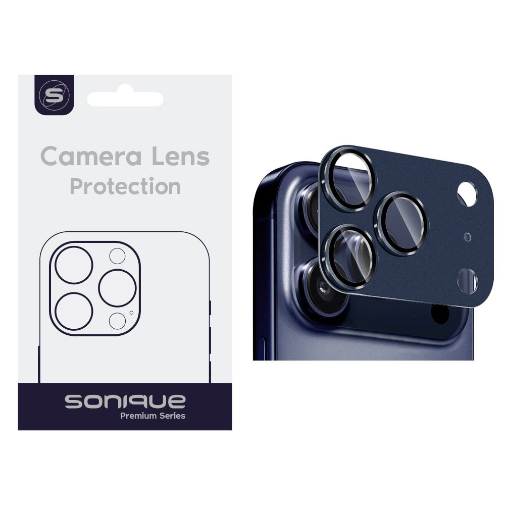 Camera Protection Sonique Metal Lens Full Cover Apple iPhone 17 Pro Deep Blue