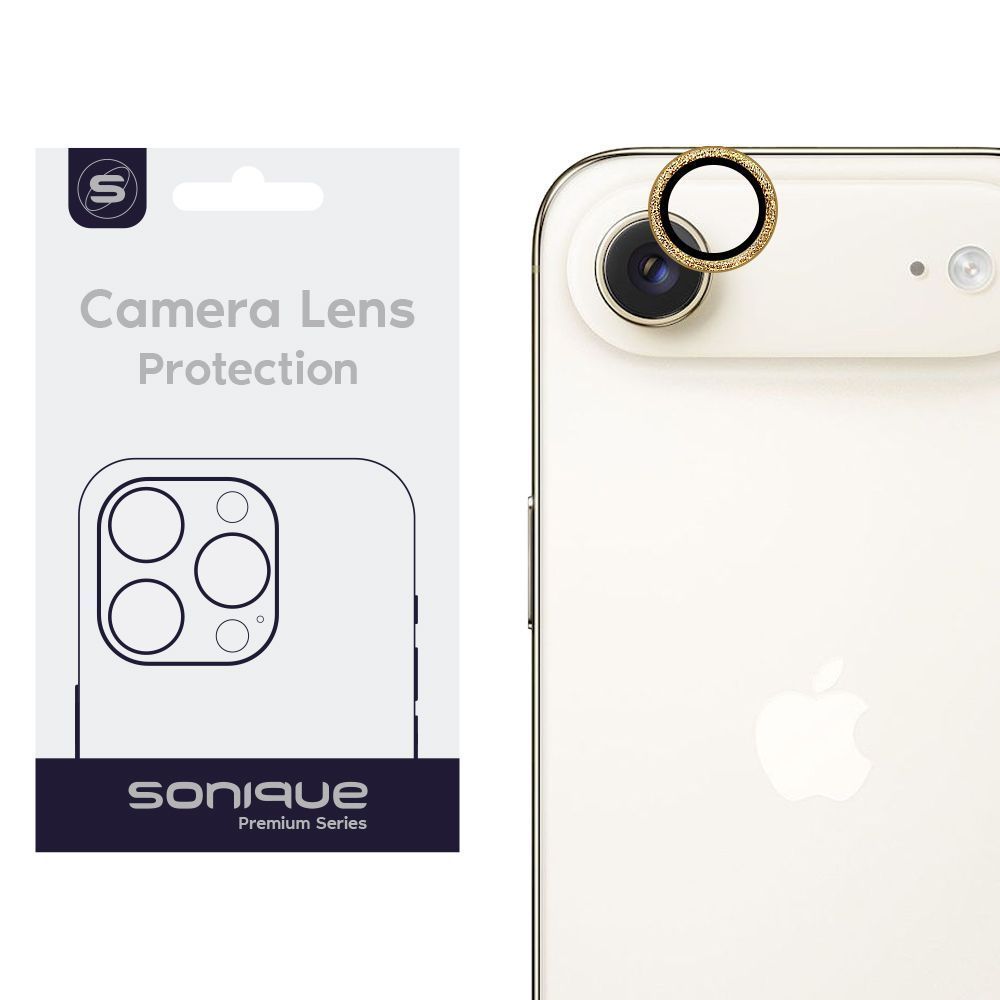 Camera Protection Sonique Glitter Lens Pro Apple iPhone 17 Air Gold