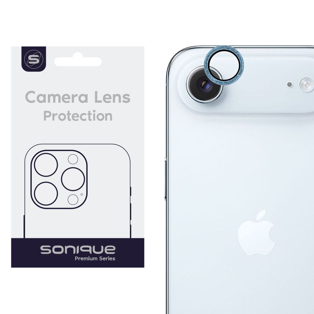 Camera Protection Sonique Glitter Lens Pro Apple iPhone 17 Air Blue