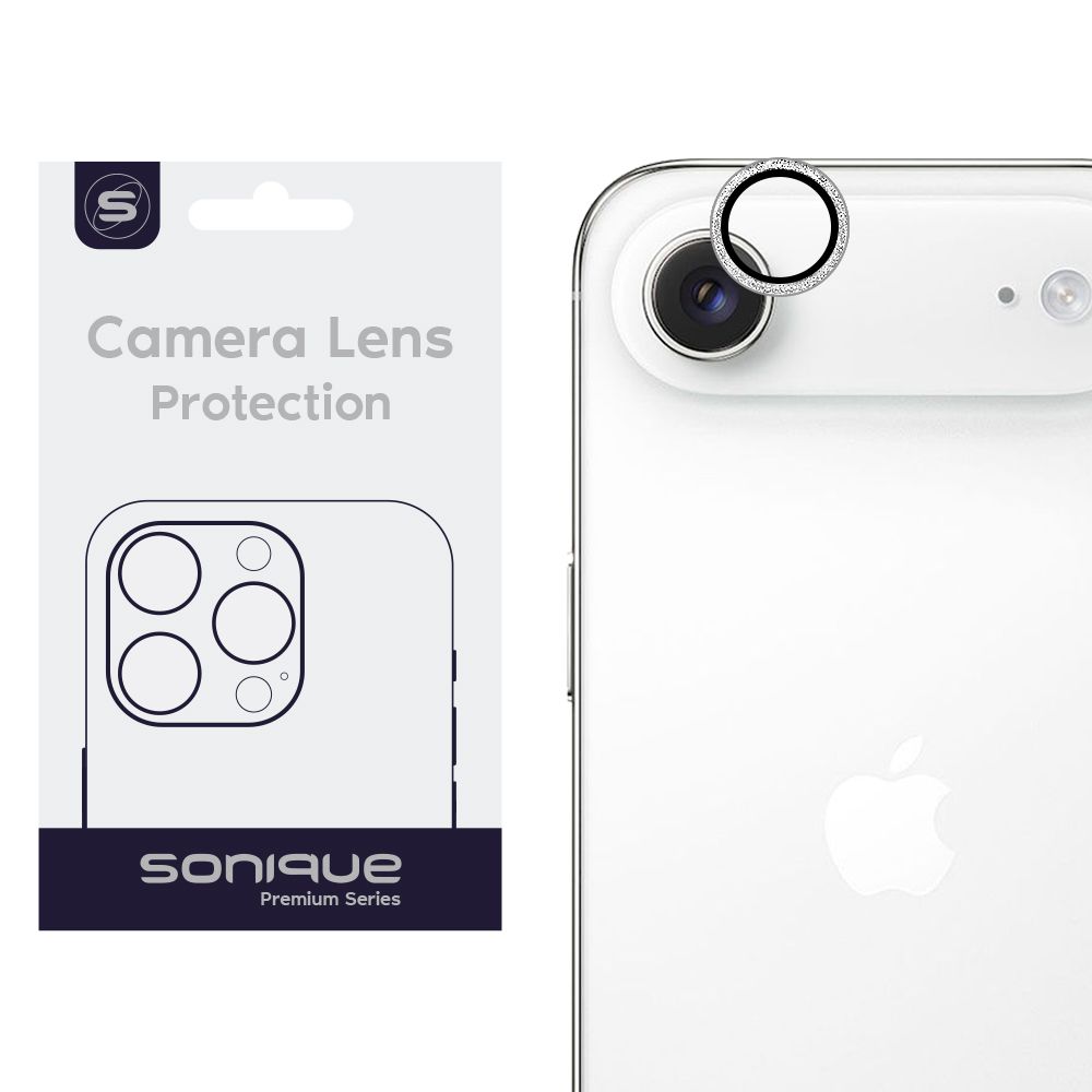 Camera Protection Sonique Glitter Lens Pro Apple iPhone 17 Air Silver
