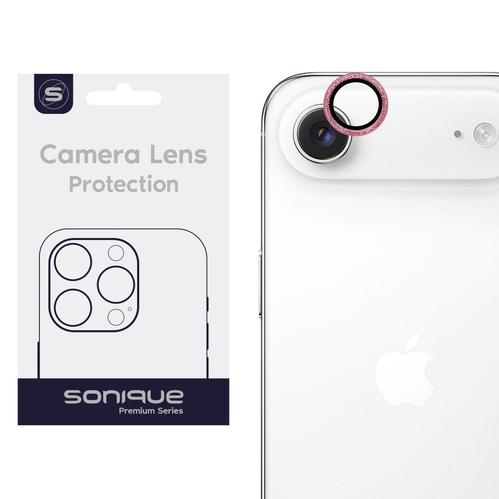 Camera Protection Sonique Glitter Lens Pro Apple iPhone 17 Air Pink