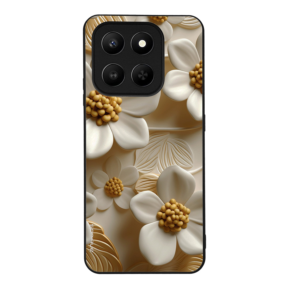 Θήκη Sonique 3D Flower Series για Honor 400 Smart 4G / Honor 400 Smart 5G / Λευκό