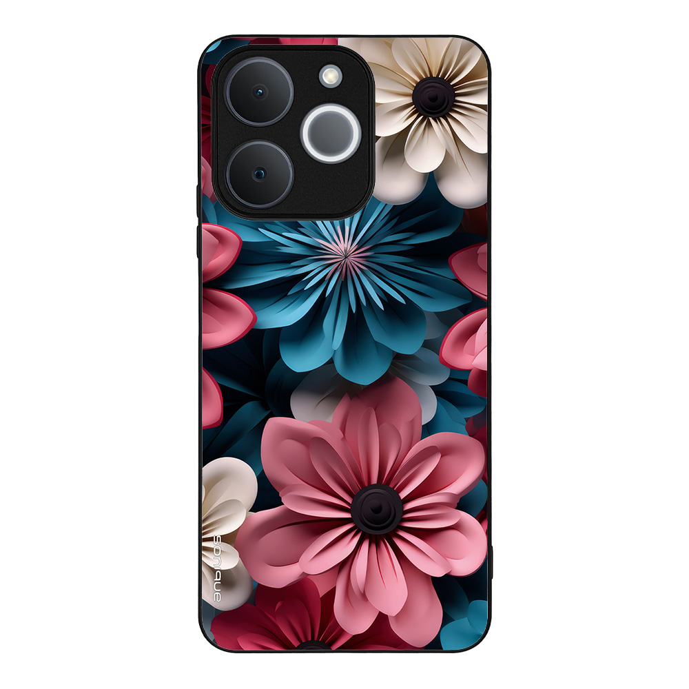 Θήκη Sonique 3D Flower Series για Realme Note 70T 4G Ροζ 01