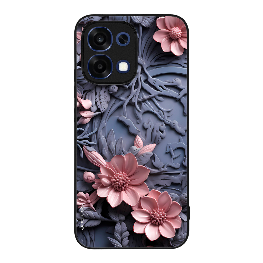 Θήκη Sonique 3D Flower Series για Oppo A6 Pro 5G Ροζ 02
