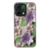 Θήκη Sonique 3D Flower Series για Oppo Reno14 5G Βιολετί