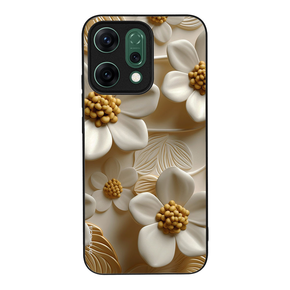 Θήκη Sonique 3D Flower Series για Oppo Reno14 5G Λευκό