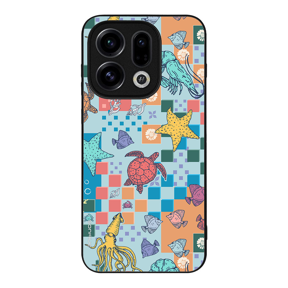 Θήκη Sonique Ocean Series για Oppo Find X9 5G Μωσαϊκό