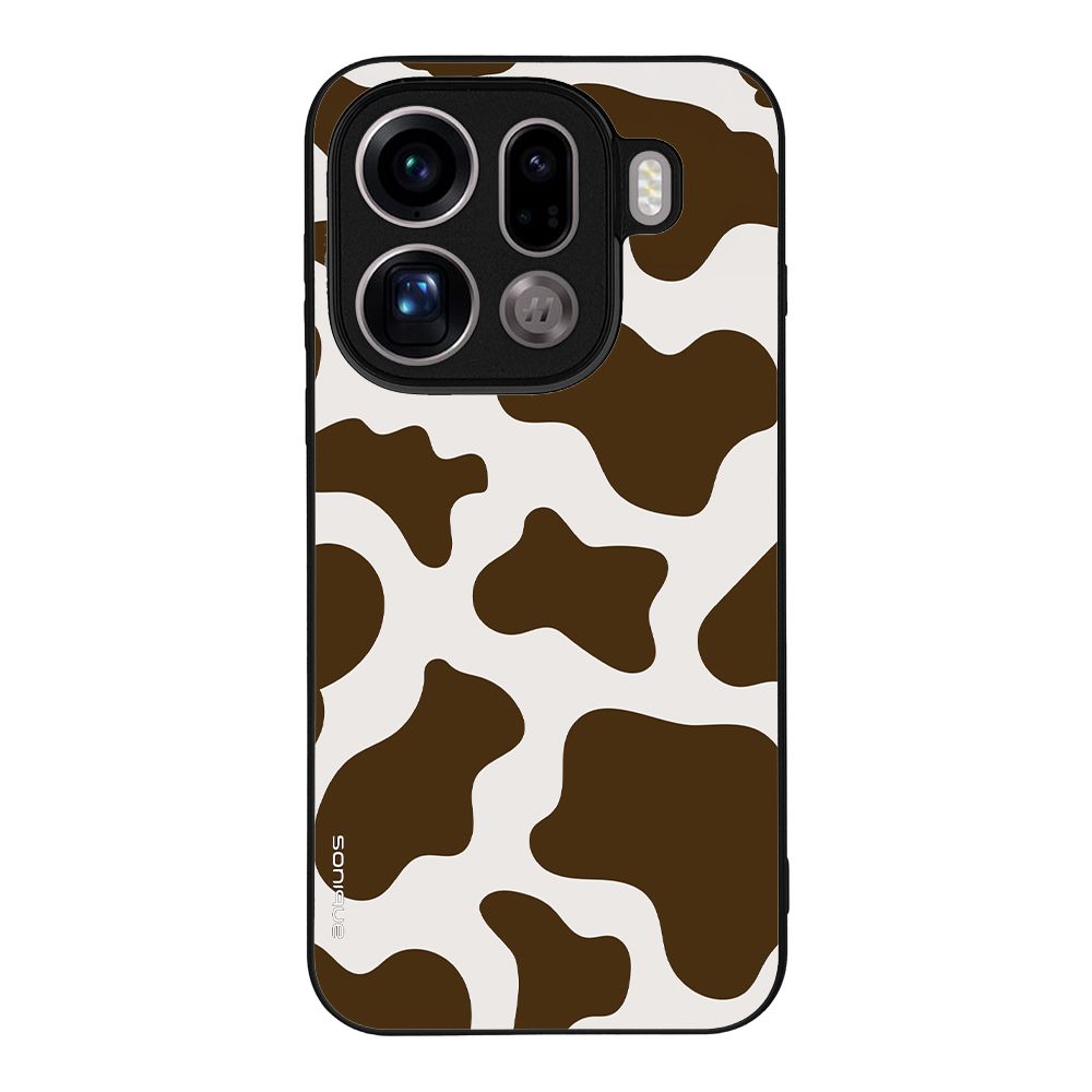 Θήκη Sonique Animal Print Series για Oppo Find X9 Pro 5G Cow 02