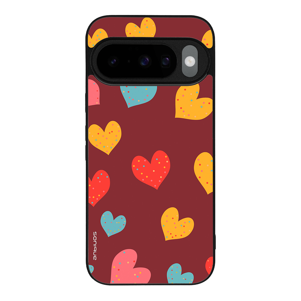 Θήκη Sonique Heart Series για Google Pixel 10 5G / Pixel 10 Pro 5G Μπορντώ