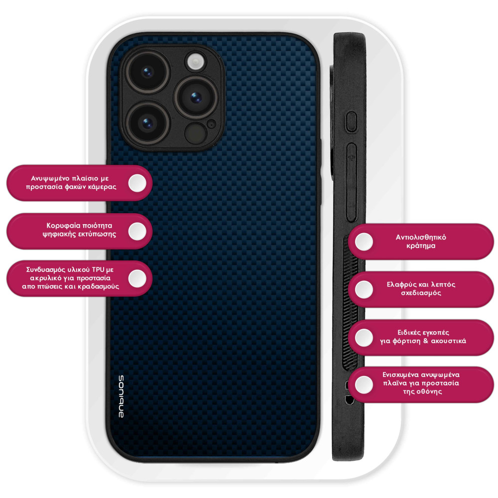 Θήκη Sonique Carbon Series για Google Pixel 10 5G / Pixel 10 Pro 5G Μπλε