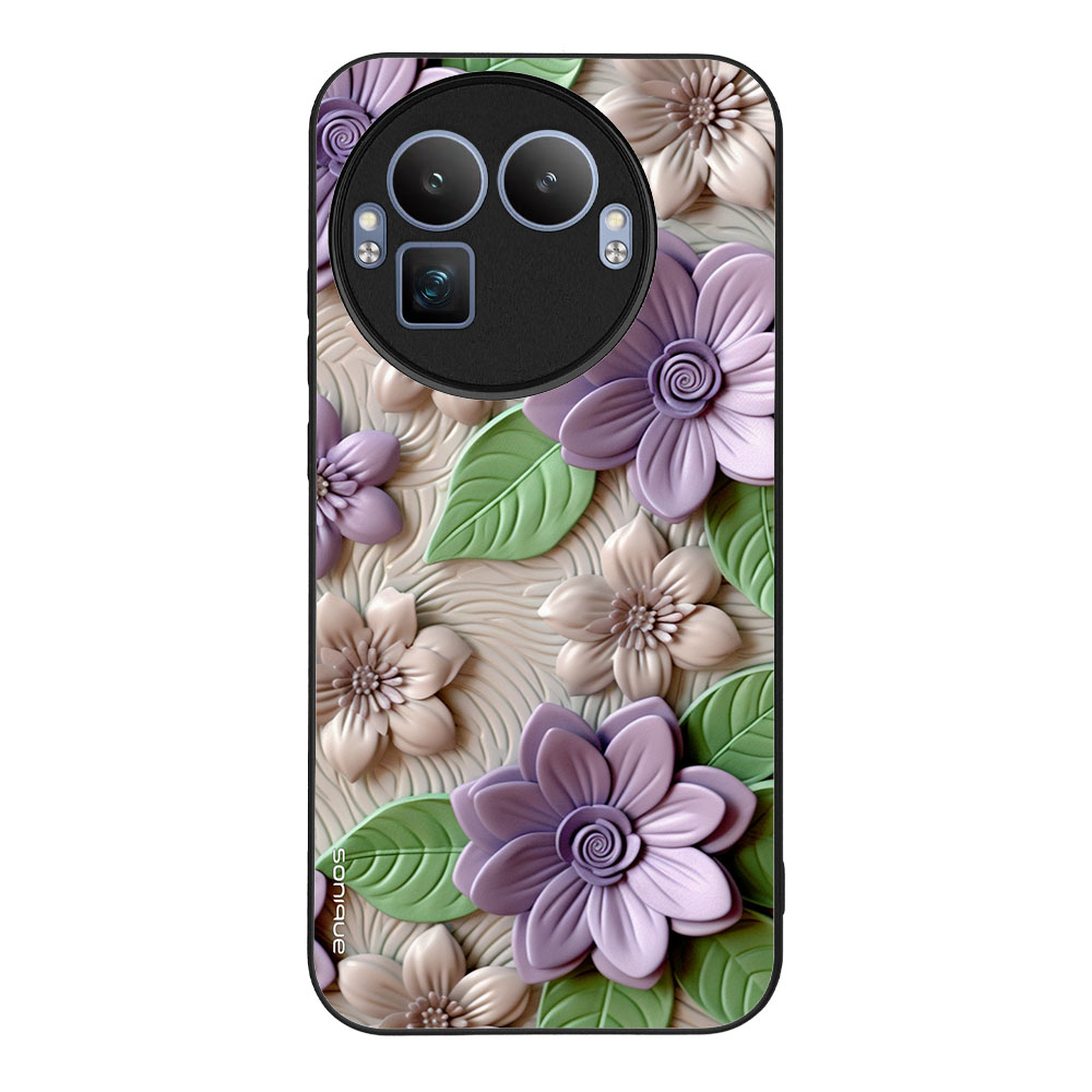 Θήκη Sonique 3D Flower Series για Realme GT 8 Pro 5G Βιολετί