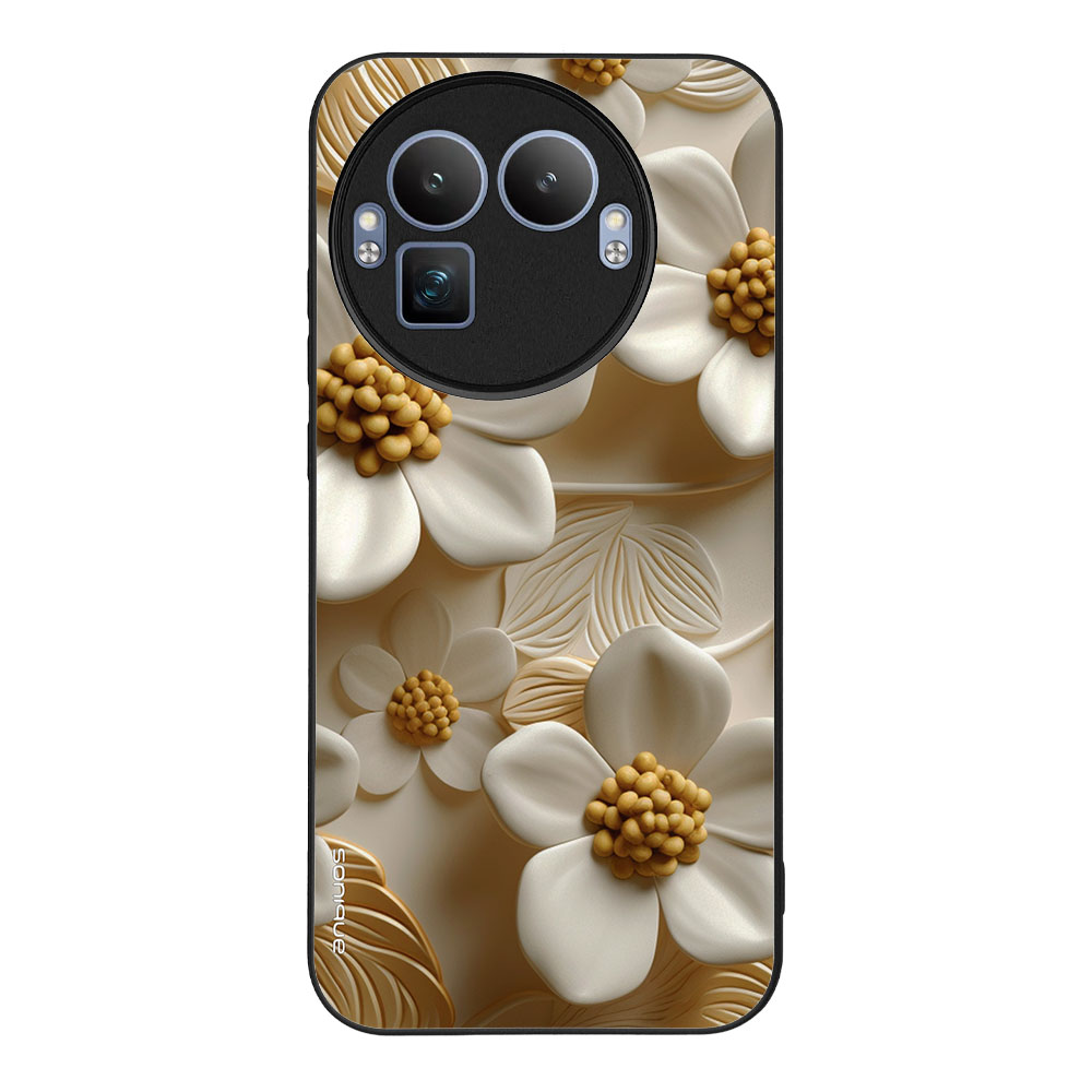 Θήκη Sonique 3D Flower Series για Realme GT 8 Pro 5G Λευκό
