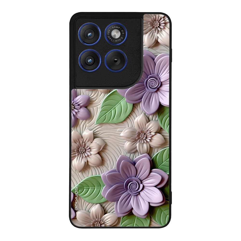 Θήκη Sonique 3D Flower Series για Motorola Edge 70 5G Βιολετί