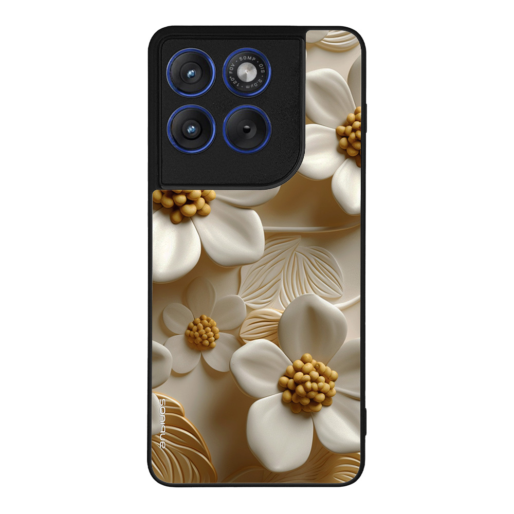 Θήκη Sonique 3D Flower Series για Motorola Edge 70 5G Λευκό