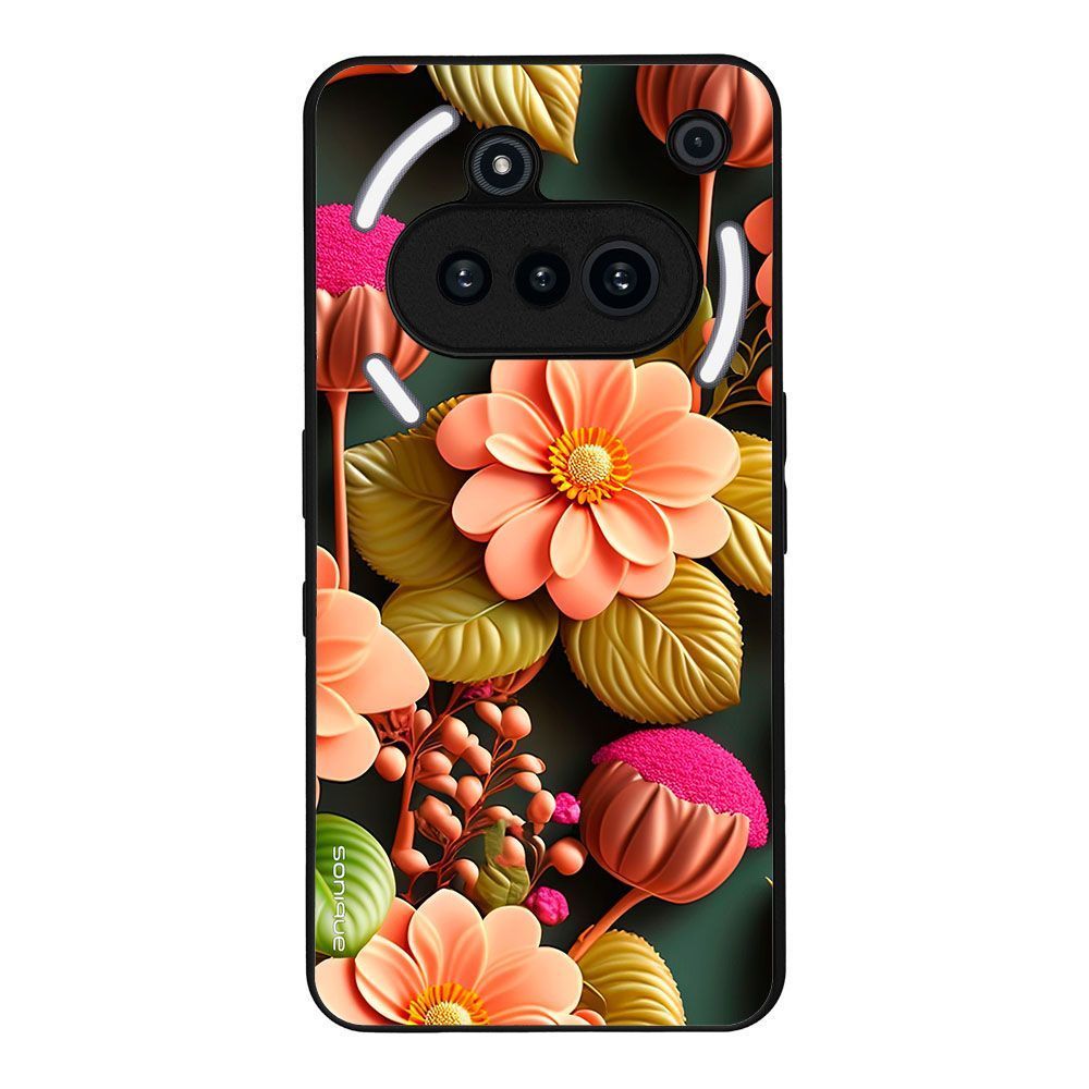 Θήκη Sonique 3D Flower Series για Nothing Phone 3a Σομόν