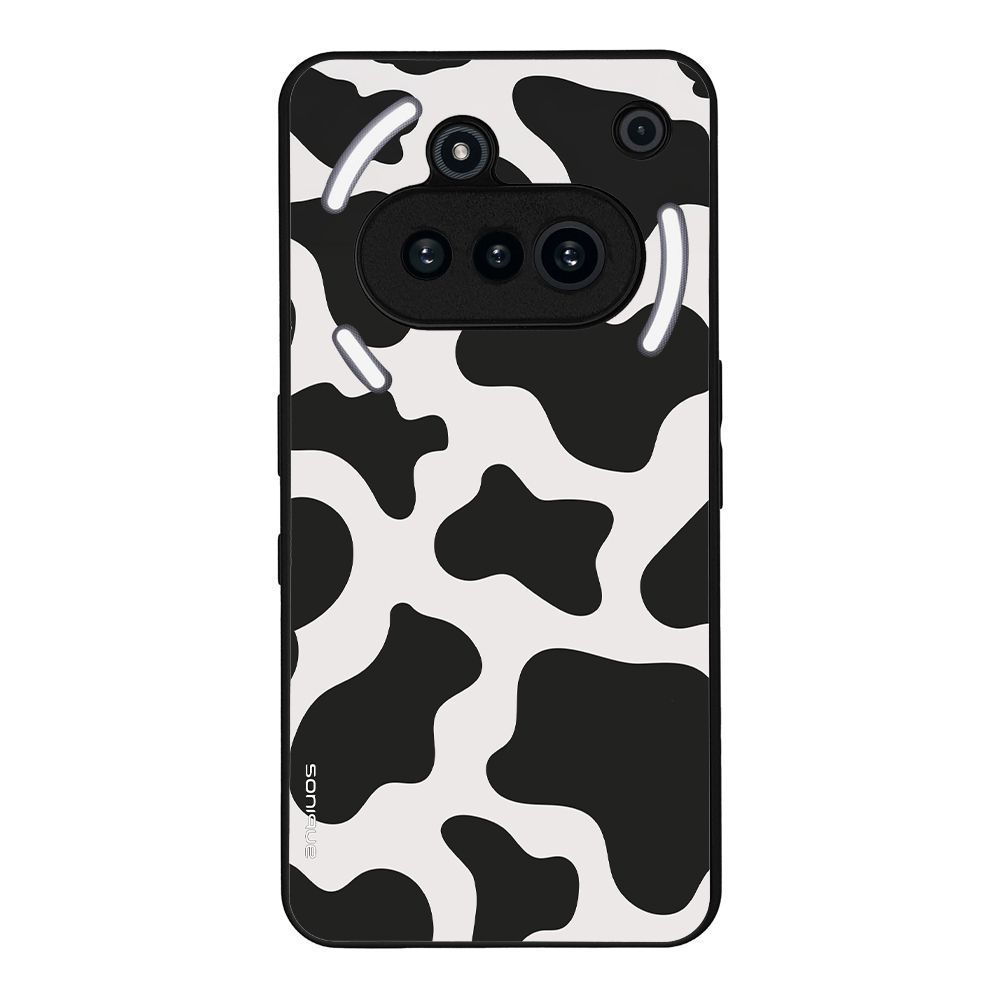 Θήκη Sonique Animal Print Series για Nothing Nothing Phone 3a Cow 01