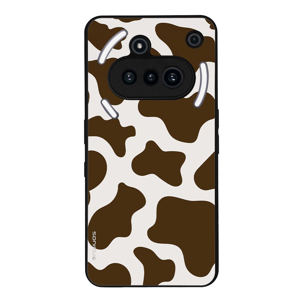 Θήκη Sonique Animal Print Series για Nothing Nothing Phone 3a Cow 02