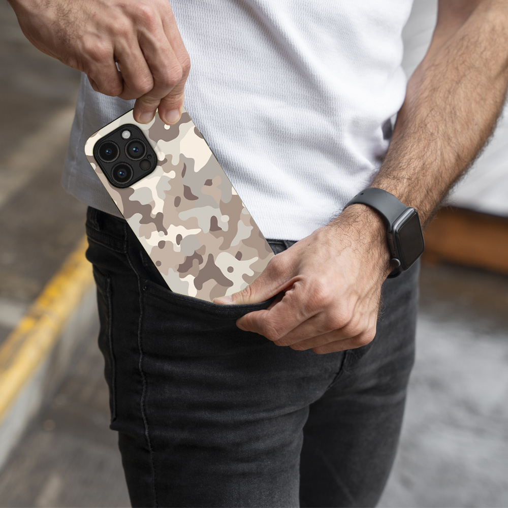 Θήκη Sonique Camouflage Army Series για Nothing Phone 3a Μπεζ