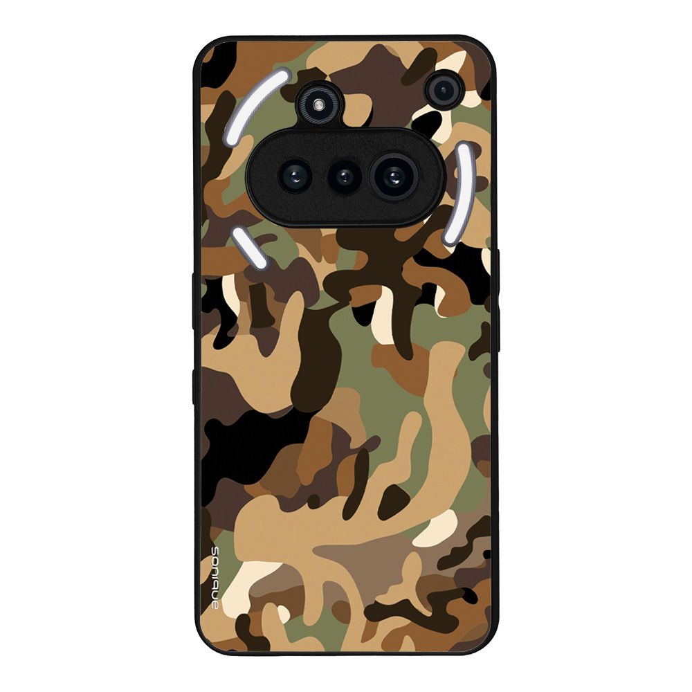 Θήκη Sonique Camouflage Army Series για Nothing Phone 3a Καφέ