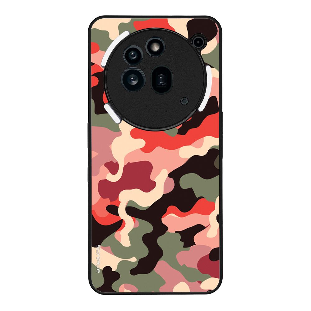 Θήκη Sonique Camouflage Army Series για Nothing Phone 3a Pro Κόκκινο
