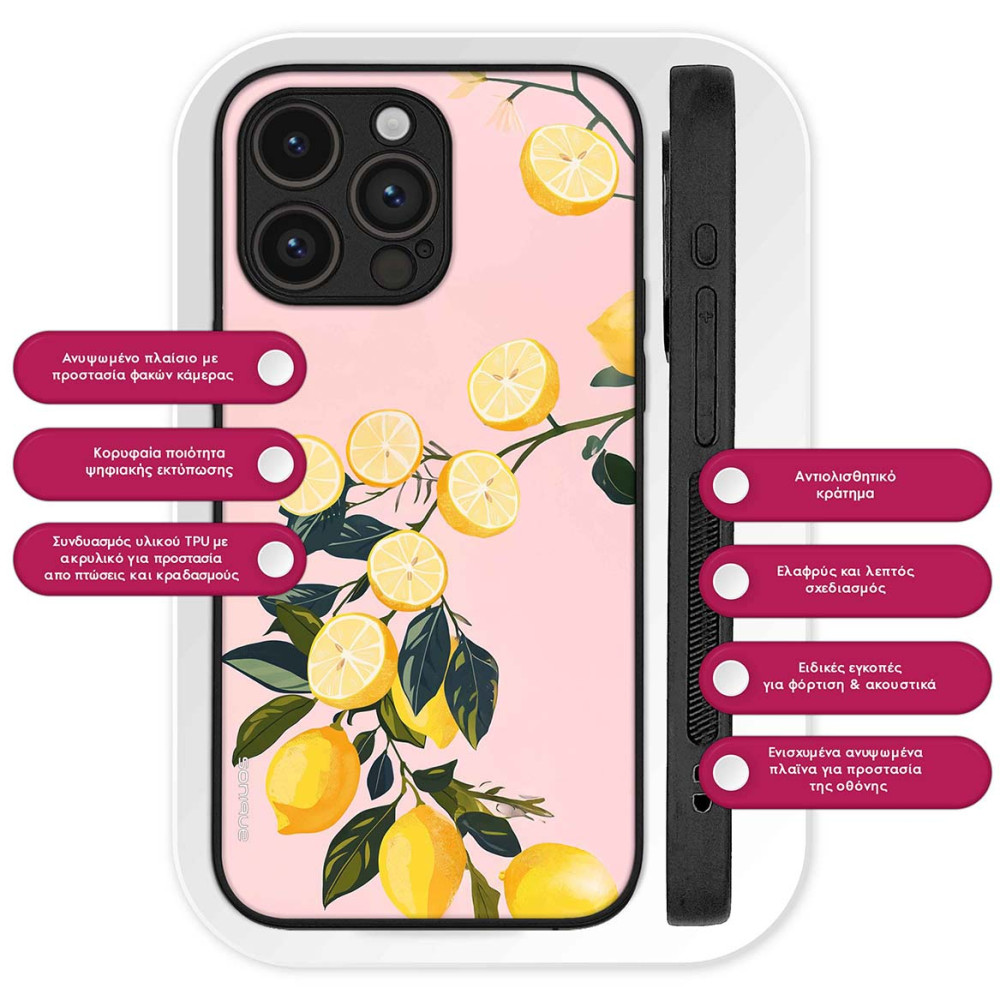 Θήκη Sonique Fruit Series για Nothing Phone 3a Λεμόνι