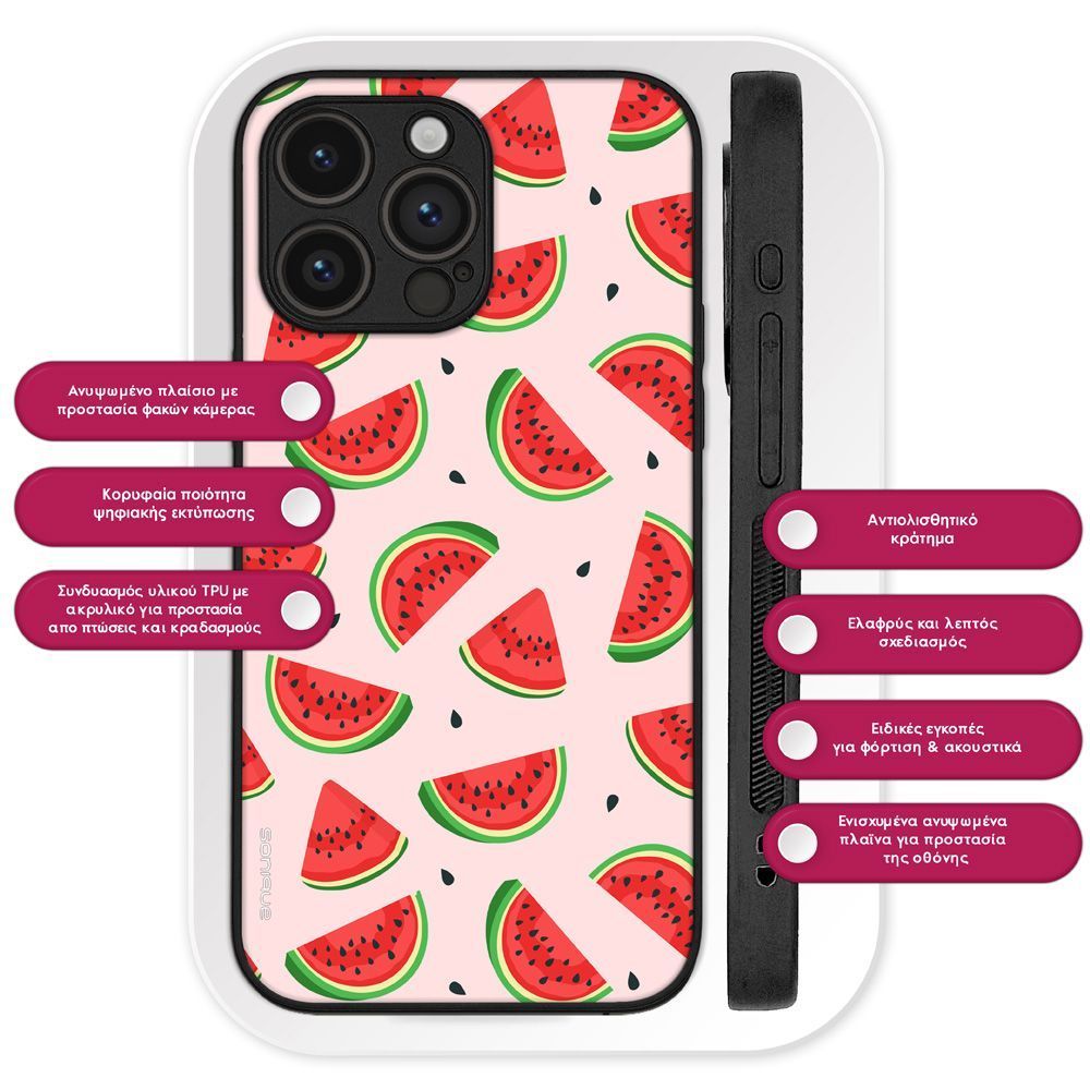 Θήκη Sonique Fruit Series για Nothing Phone 3a Pro Καρπούζι