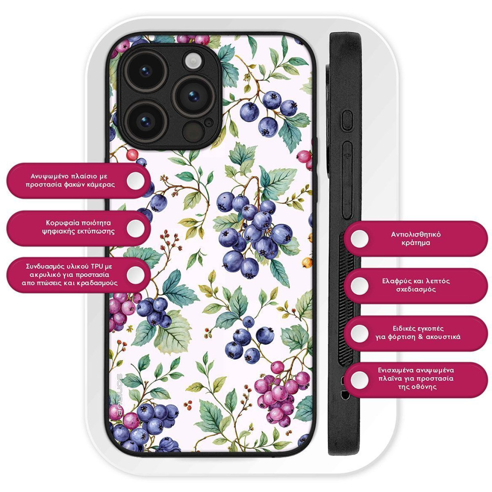 Θήκη Sonique Fruit Series για Nothing Phone 3a Pro Μύρτιλο