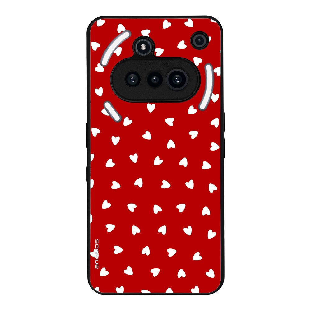 Θήκη Sonique Heart Series για Nothing Phone 3a Κόκκινο
