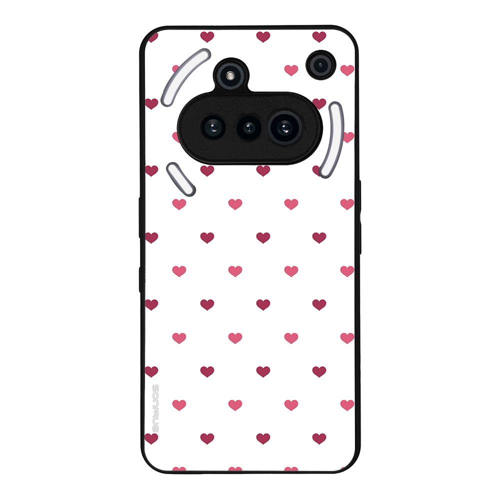 Θήκη Sonique Heart Series για Nothing Phone 3a Λευκό 01