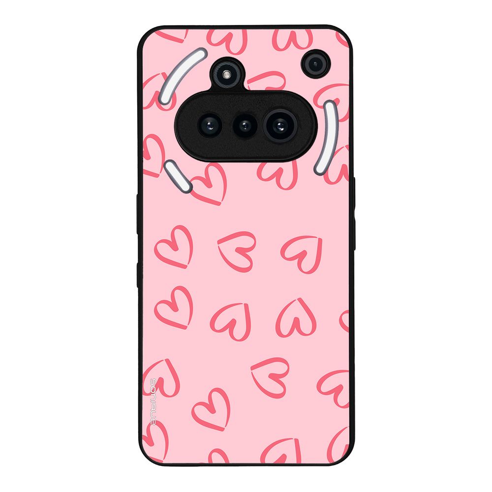 Θήκη Sonique Heart Series για Nothing Phone 3a Ροζ