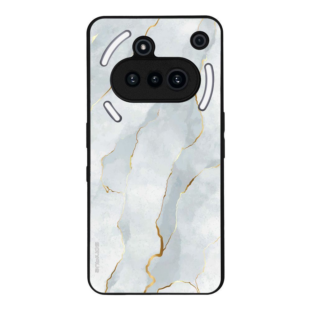 Θήκη Sonique Marble Series για Nothing Phone 3a Λευκό 01