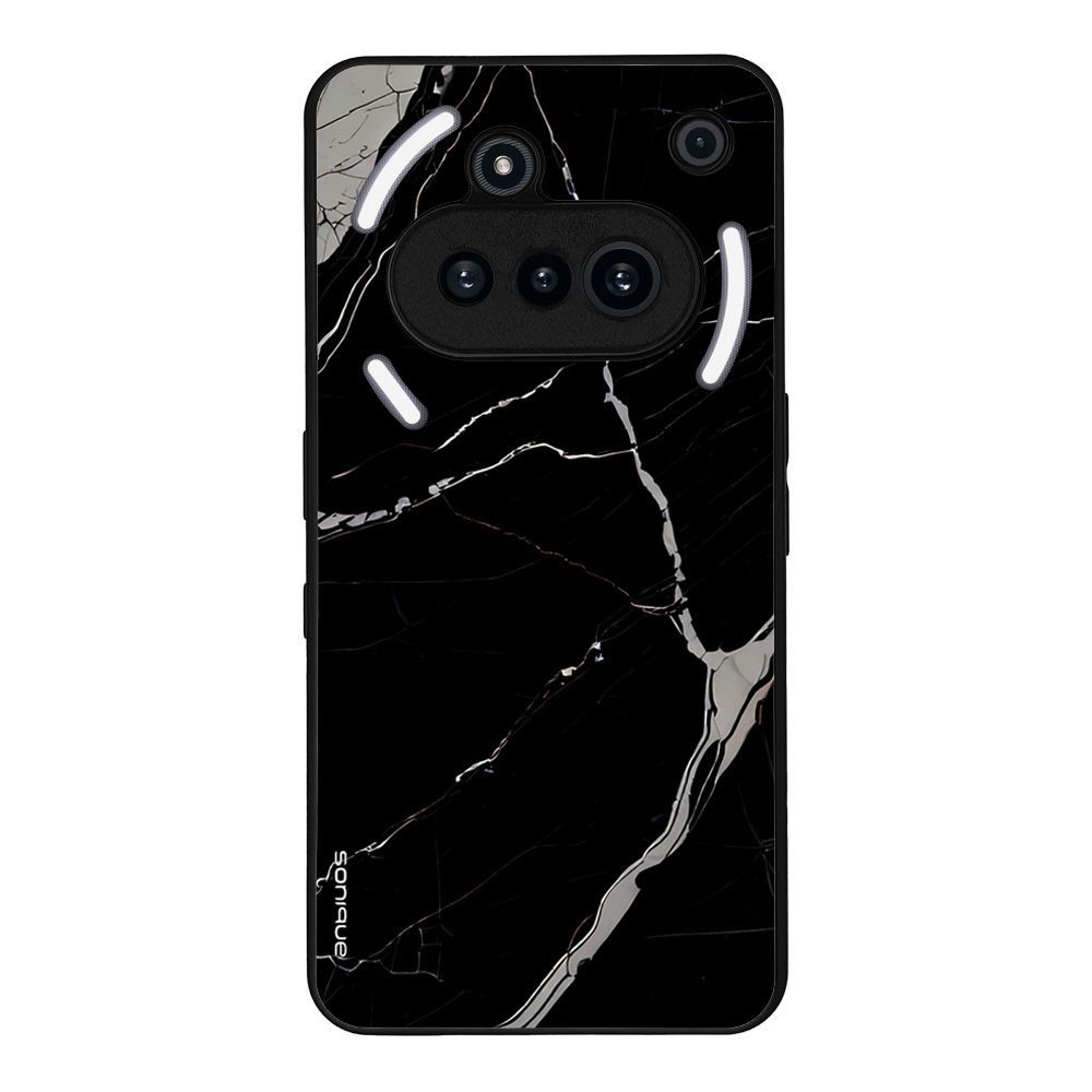 Θήκη Sonique Marble Series για Nothing Phone 3a Μαύρο
