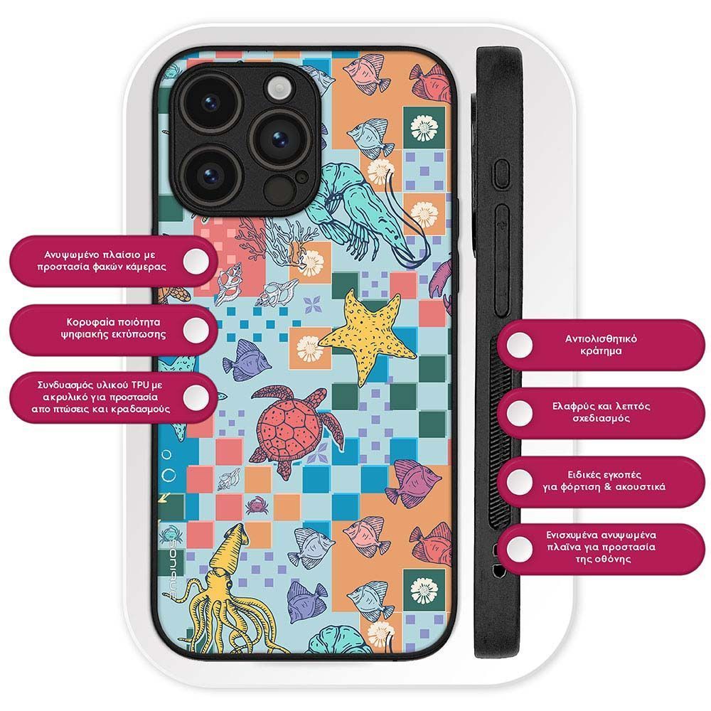 Θήκη Sonique Ocean Series για Nothing Phone 3a Pro Μωσαϊκό